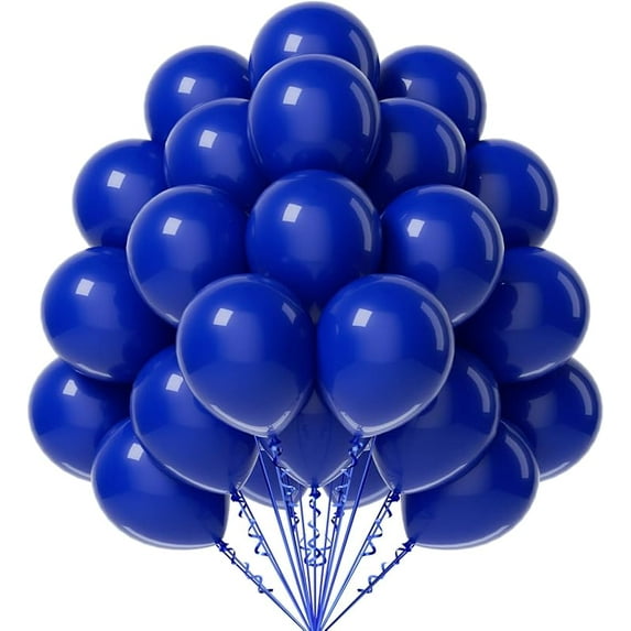 FOTIOMRG Red Balloons, 50 Pack - 12 inch Latex Party Balloons for Birthday, Graduation, Baby Shower, Valentines, Christmas, Wedding Parties (with Red Ribbon)