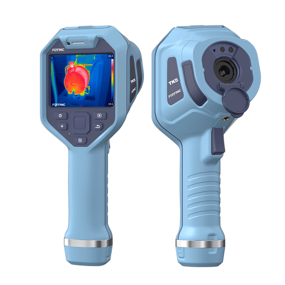 FOTRIC TK5 Thermal Imaging Camera, 320x240 IR Resolution, 5MP Visual Camera, 3.5" Touchscreen, Handheld Thermal Imager for Electrical Inspections, Building & Home Diagnostics, -4F to 842F Temp Rang