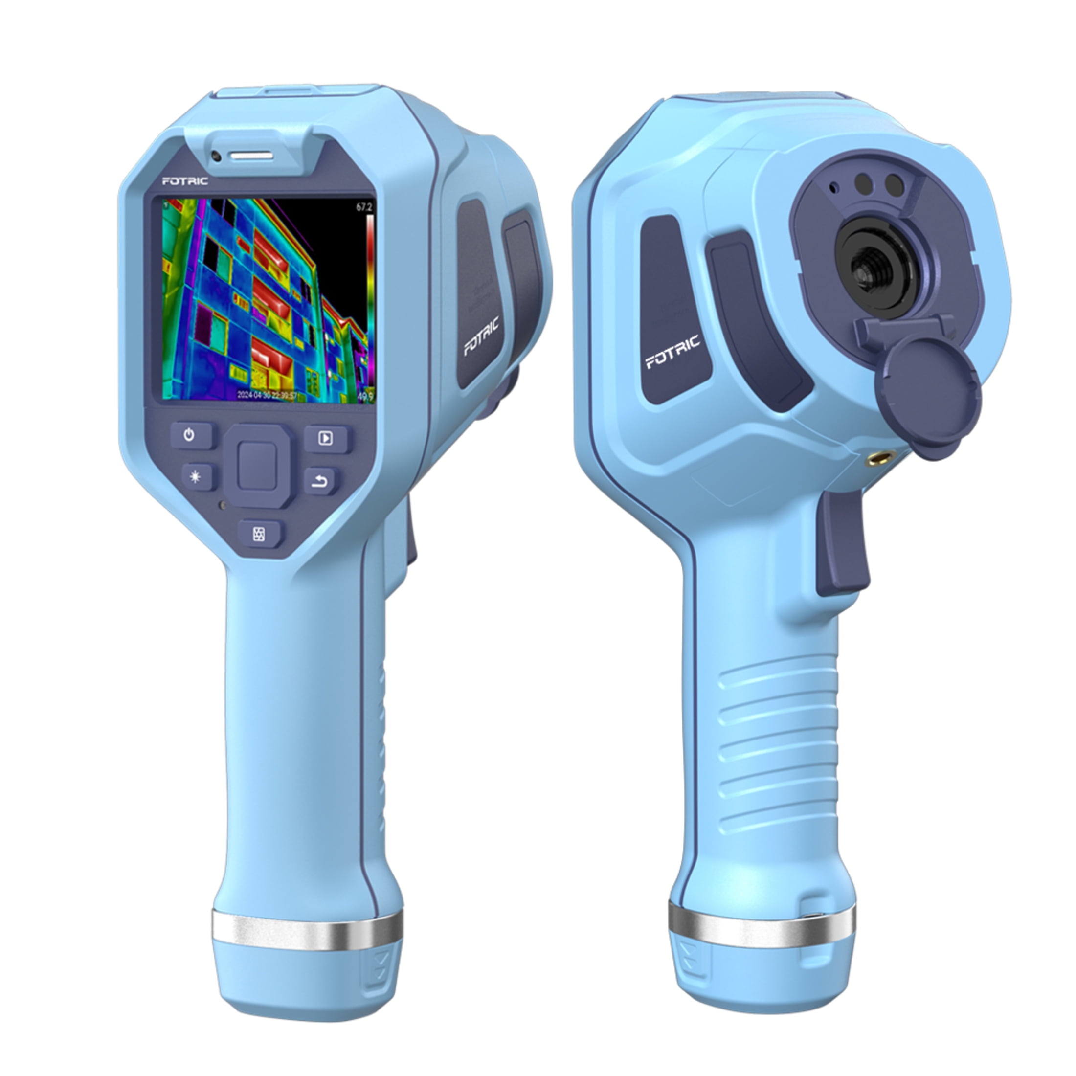FOTRIC TK7 Professional Thermal Imaging Camera, 384 x 288 IR Resolution , 49 *37 FOV Thermal Imager with 8MP Visual Camera for Electrical, Home Inspections, -4F to 1022F, 3.5" Touch Screen