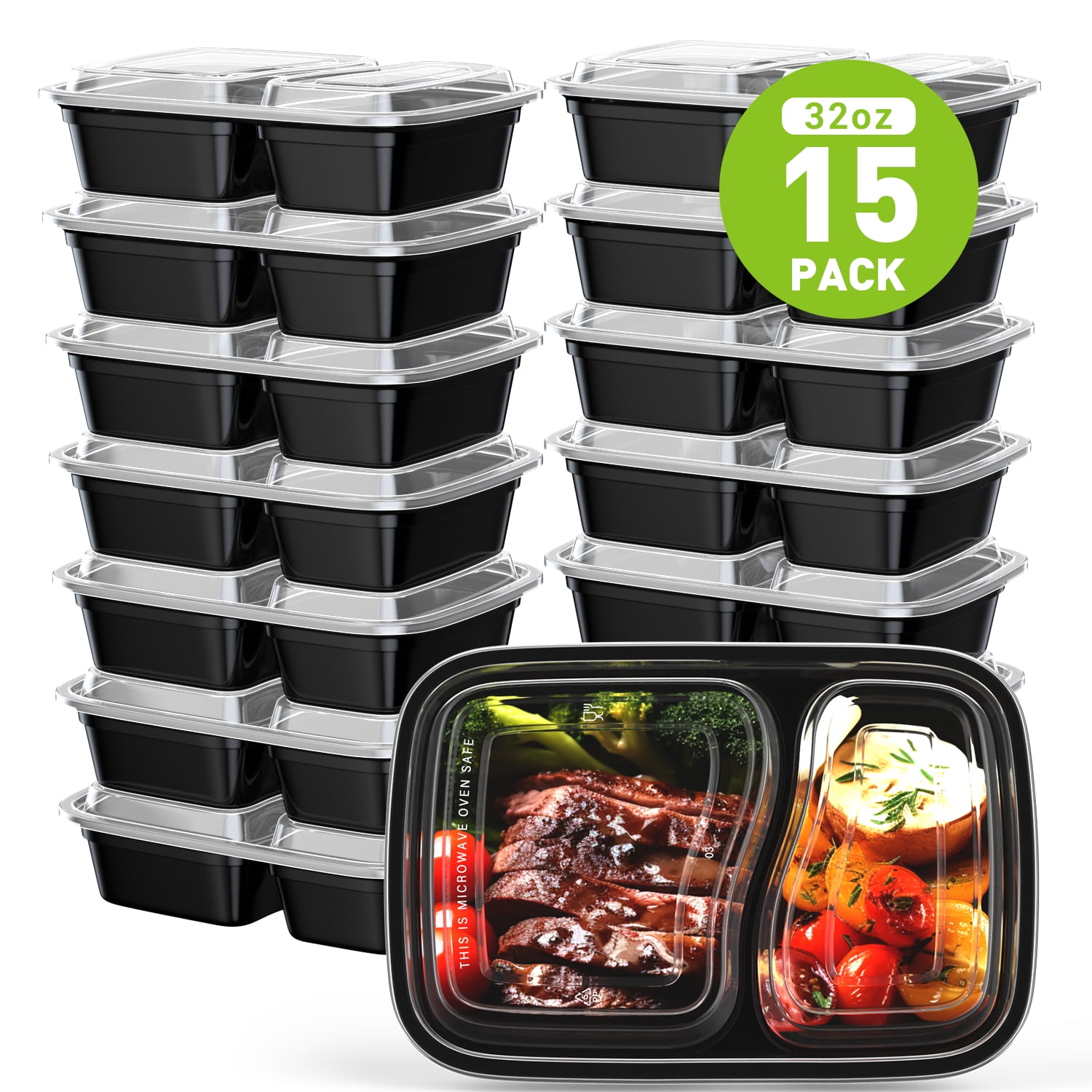 https://i5.walmartimages.com/seo/FOUKUS-2-Compartment-Meal-Prep-Containers-with-Lids-15-Pack-Food-Storage-Containers-Plastic-Lunch-Box-32-oz-Bento-Box-Black_7c8ba0c6-c8d0-420c-8649-2c4d8944c733.bd3296d98af32986068e7e70845374e4.jpeg