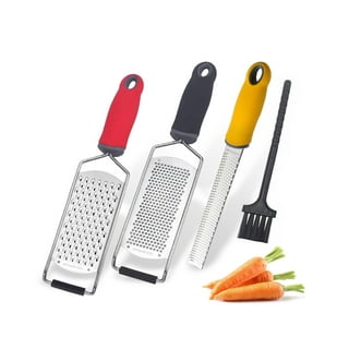 Cooking Concepts 3-in-1 Hand Held Graters & Stainless-Steel Graters with  Comfort-Grip Handles (2pk)