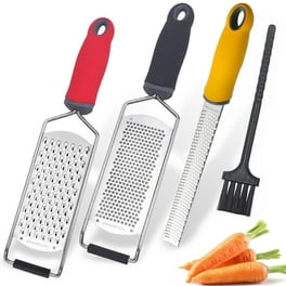 Mainstays Rotary Cheese Grater with Removable Stainless Steel Barrel, White  