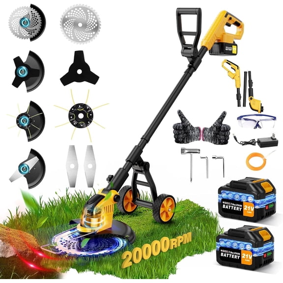 FOUKUS Electric Weed Wacker Cordless