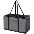 thumbnail image 1 of FOUKUS 55L Reusable Grocery Bags Foldable: Extra Large Grocery Tote Bag With Reinforced Bottom, Multi Pocket Grocery Bag Organizer, Collapsible Utility Tote For Car Travel, 1 of 6