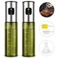 thumbnail image 1 of FOUKUS Oil Sprayer for Cooking 2 Pack: Olive Oil Spray Bottle, Dark Glass 3oz Oil Bottle Set, Fine Mist Cooking Spray for Air Fryer Accessories, Salad, BBQ, Kitchen, 1 of 6