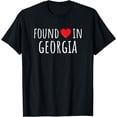 thumbnail image 1 of FOUND LOVE (HEART) IN GEORGIA – Funny American T-Shirt, 1 of 3