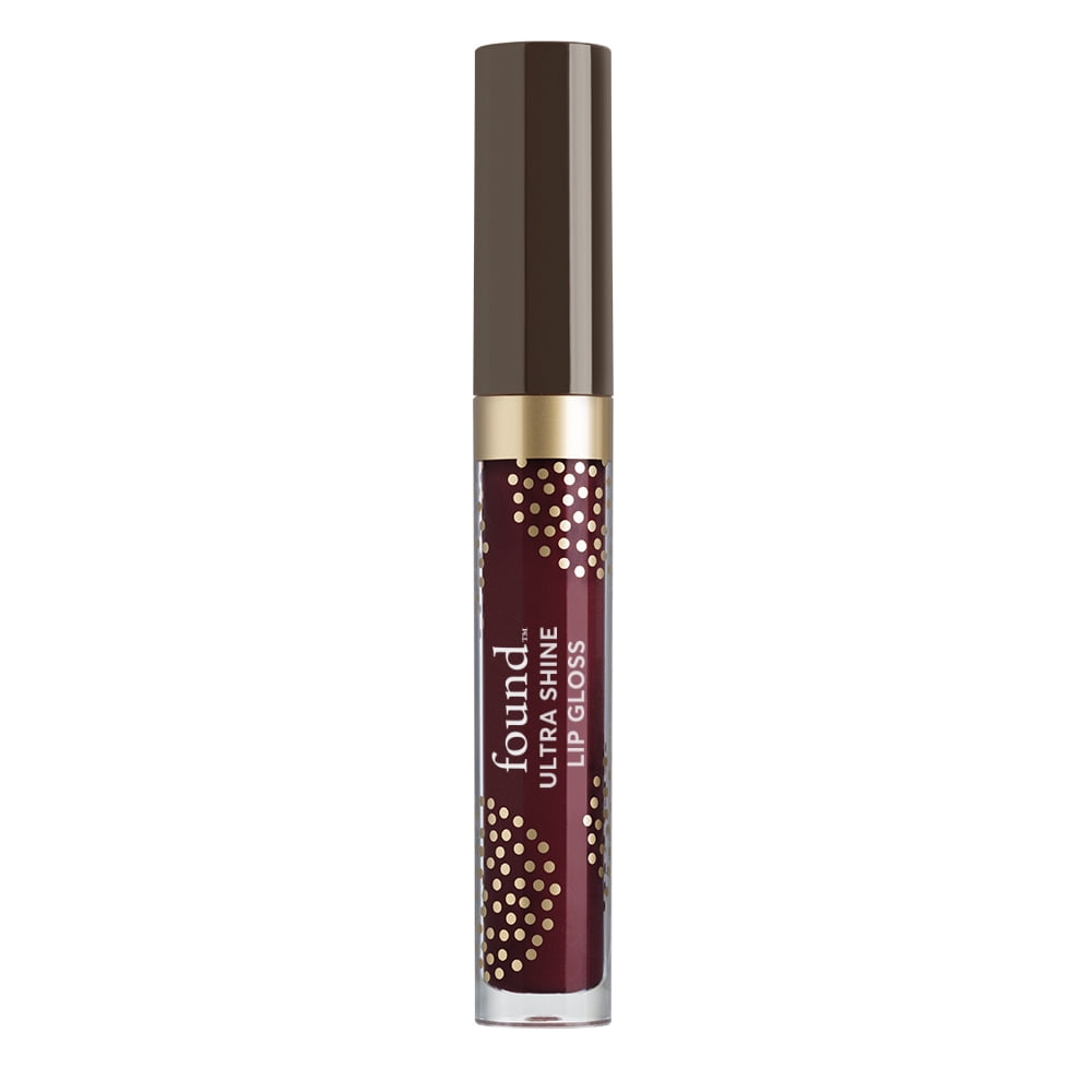 FOUND Lip Ultra Shine Lip Gloss with Avocado Extract, 350 Boysenberry, 0.13 Fl Oz