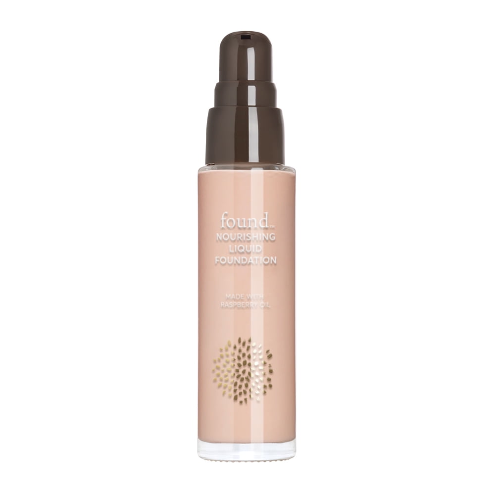 FOUND Nourishing Liquid Foundation with Raspberry Oil, 110 Porcelain