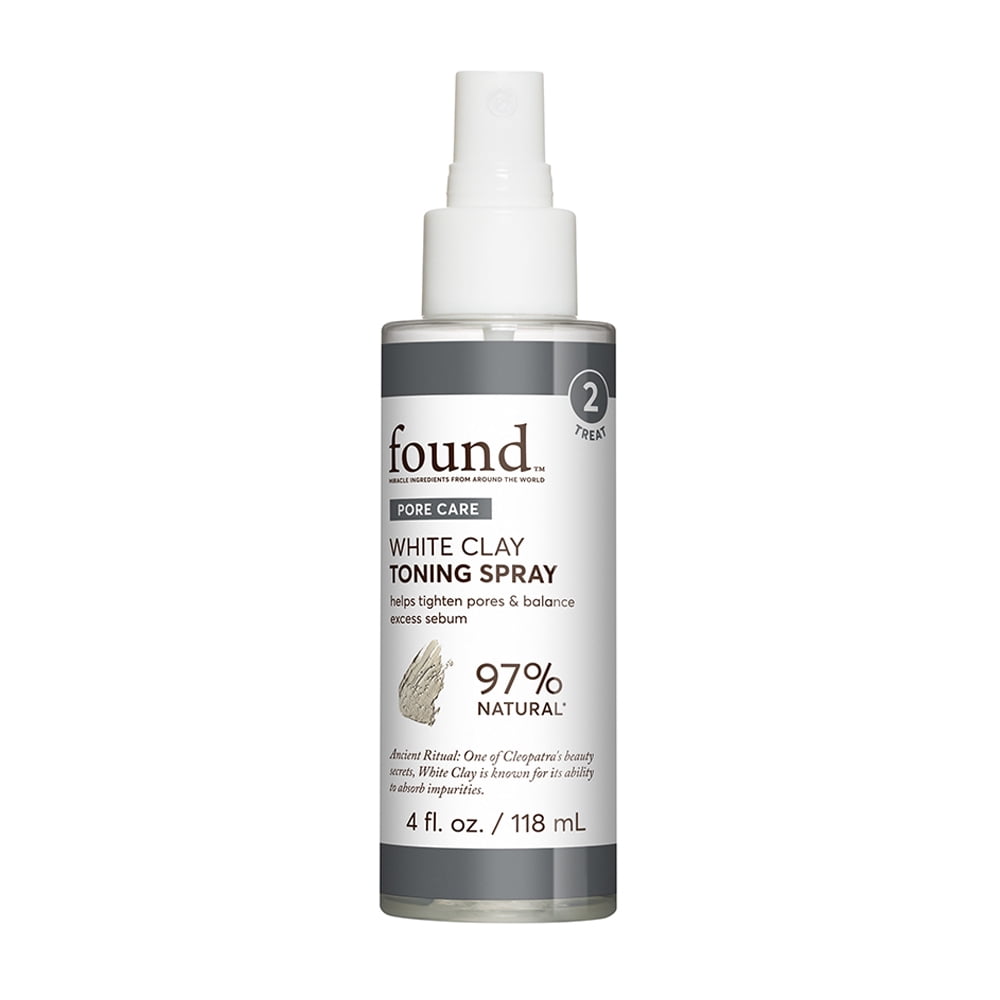 FOUND PORE CARE White Clay Toning Spray, 4 fl oz