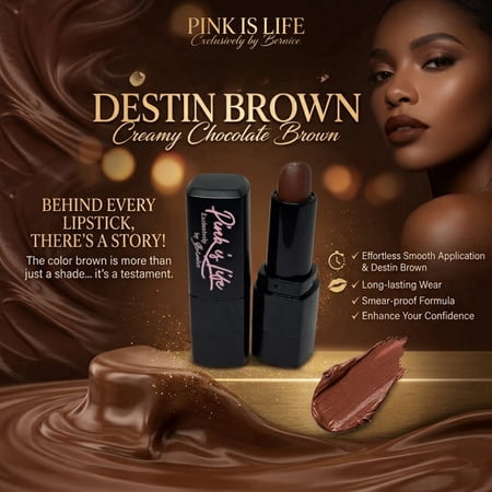 Pink Is Life Exclusively by Bernice Foundation Makeup for Medium Skin, Long-Lasting, Buildable Coverage, Coffee Shade - 30ml