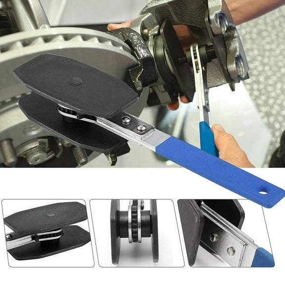 FOUNDLDF Car Ratchet Brake Calipers, Ratchet Brake Piston Spreader Tool , Stainless Steel Brake Caliper Pressure Machines for Single, Dual and Quad Pistons