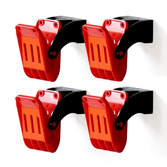 FOUNDLDF Car Wash Floor Mat Clips, 4 Pack Swivel Large Anti-Slip Stainless Steel Spring Clamps Wall-Mounted Powerful Cleaning Clip for Heavy Duty Mat