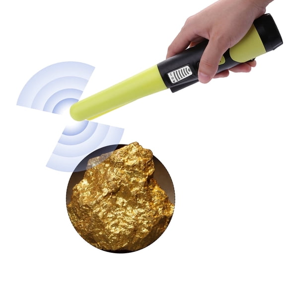 FOUNDLDF Hand Metal Detector High Sensitivity Metal Detector with LCD Display 360 Scanning Metal Finder (Green)