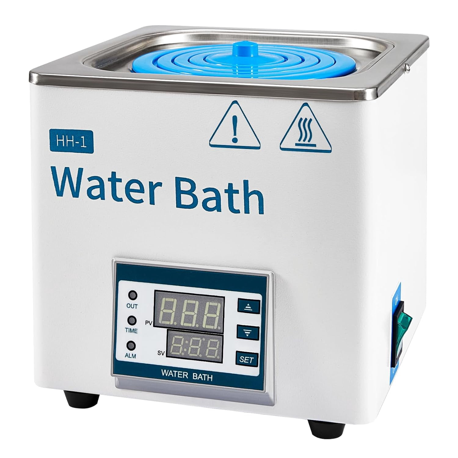 FOUR E's Scientific 3L Digital Lab Water Bath, Thermostatic Stainless ...