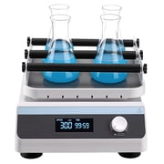 FOUR Es Scientific Digital Orbital Shaker, Adjustable Speed 40-300RPM, 2KG Capacity, LCD Display, Timer 1min-99h59min & Continuous Mode for Laboratory