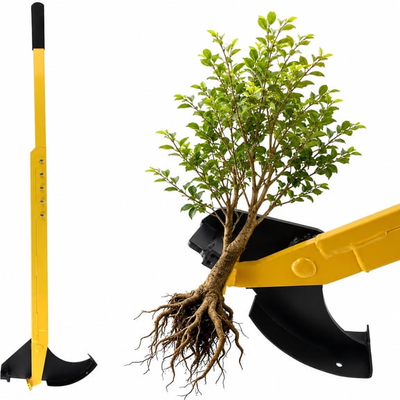 FOUR E's Scientific Heavy Duty Sapling Puller Tool, Tree Root Puller for 1/4" to 2" Woody Stems, Fully Uproots Stubborn Shrubs, Trees, Vines & Saplings