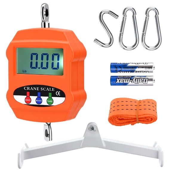 FOUR E's Scientific Patient Weight Scale for Home use, Universal Patient Lift Scale with 4-Point Spreader Bar, Maximum Weight 660lb