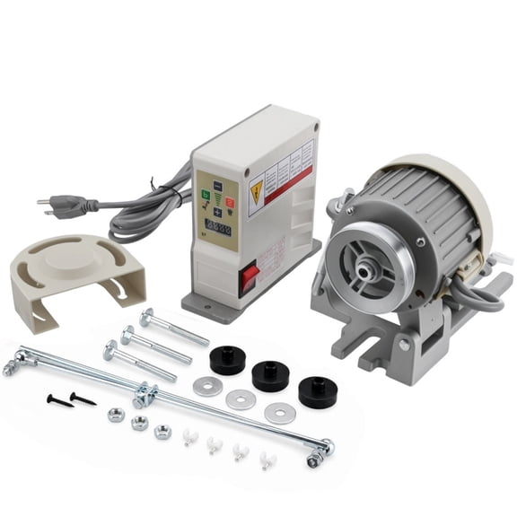 FOUR E's Scientific Sewing Machine Servo Motor, Speed 200-5000RPM Industrial Electric Brushless Servo Motor, Energy Efficient, Quiet Operation, 750W 110V