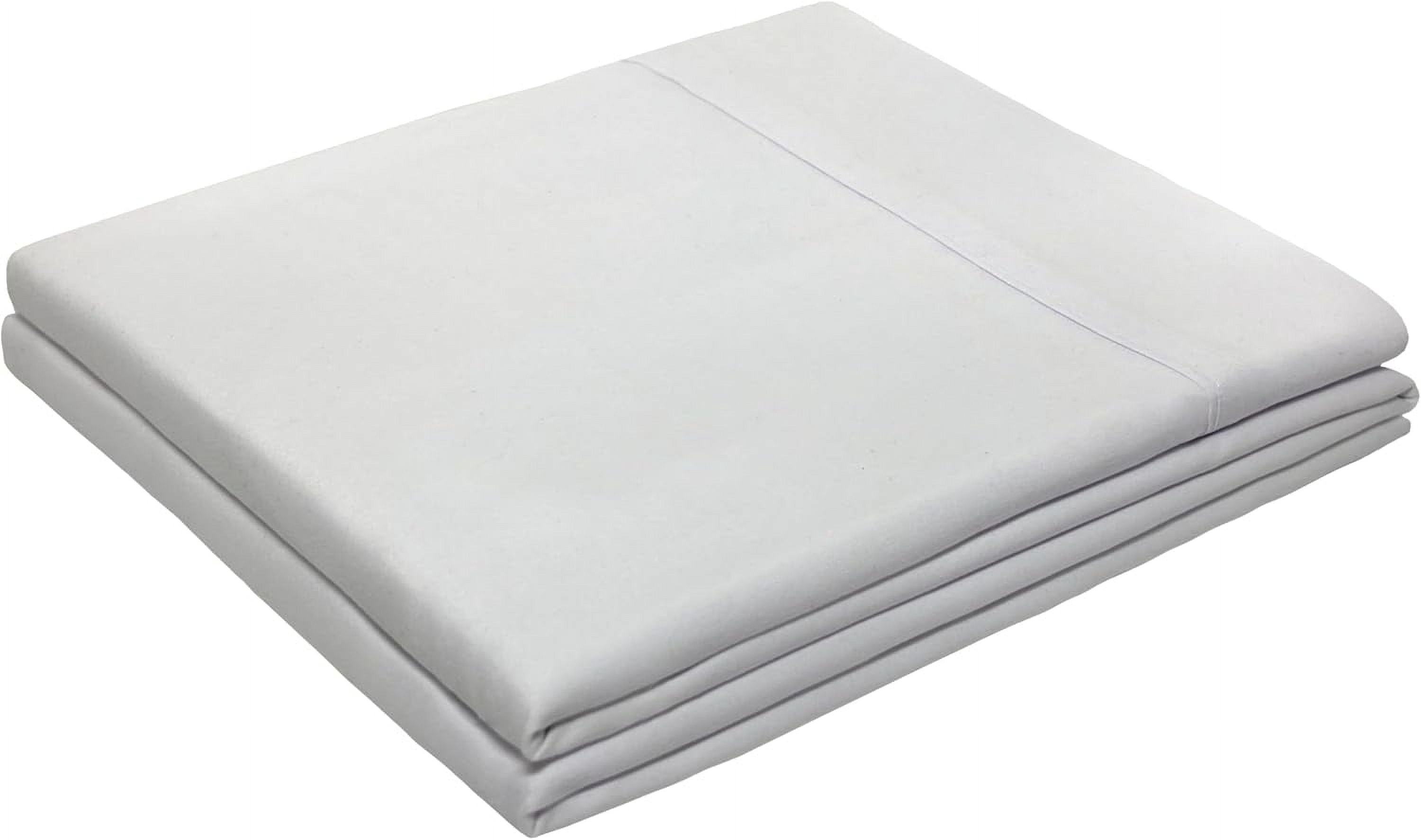 FOWWCN-Full Flat Sheet - Ultra Soft Polyester Top Sheet - Hotel Quality ...