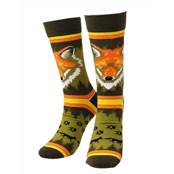 FOX AND PAWS KNIT SOCK