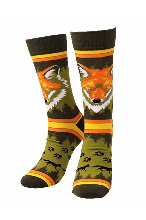 FOX AND PAWS KNIT SOCK