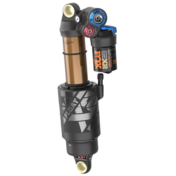 FOX FLOAT X2 Factory Rear Shock - Metric, 210 x 52.5 mm, 2-Position Lever, Kashima Coat