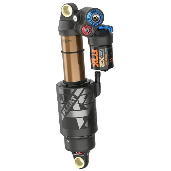 FOX FLOAT X2 Factory Rear Shock - Metric, 230 x 57.5 mm, 2-Position Lever, Kashima Coat