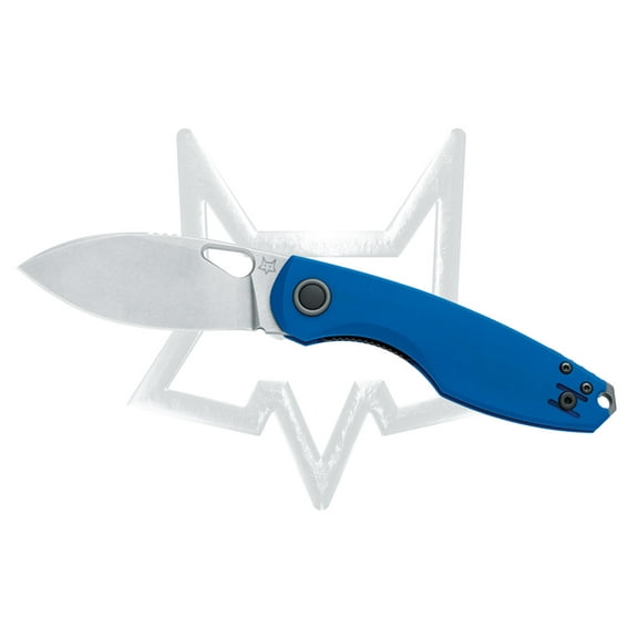 FOX KNIVES Chilin 530 ALBL Liner Lock Blue Aluminum Bohler N690Co Stainless Pocket Knife