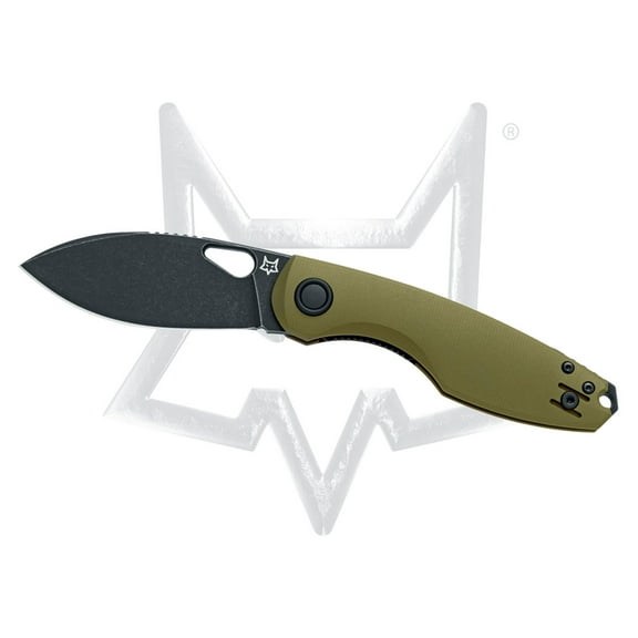 FOX KNIVES Chilin 530 ALOD Liner Lock Olive Drab Green Aluminum Bohler N690Co Pocket Knife