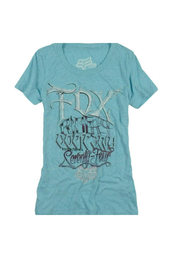 Mens Seventy Four Graffiti Graphic T-Shirt, Blue, X-Small