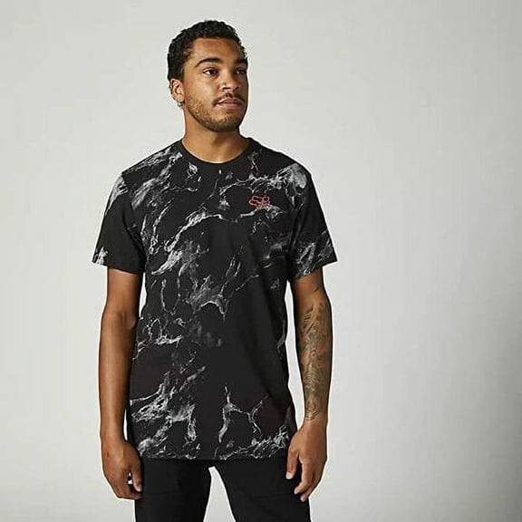 FOX RACING KARRERA HEAD SS TEE LARGE [BLK]