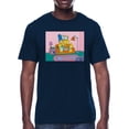 thumbnail image 1 of FOX by The Simpsons Short Sleeve Graphic Crew Neck Relaxed Fit T-Shirt (Men's), 1 Pack, 1 of 4