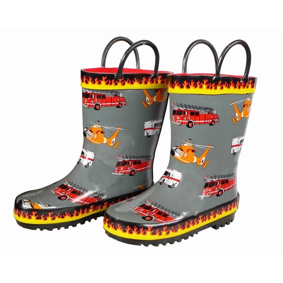 Foxfire FOX-600-85-7 Childrens Fire Rescue Rain Boot - Size 7