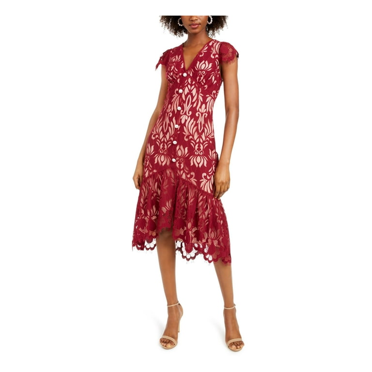Women's fit and top flare cocktail dress