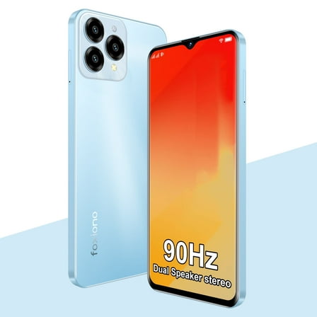 FOXIONO H91 Unlocked Smartphone | Android 14 | 8GB RAM + 64GB Storage | Dual SIM | Fast Performance & Long-Lasting 4000mAh Battery | Affordable & Reliable – Blue