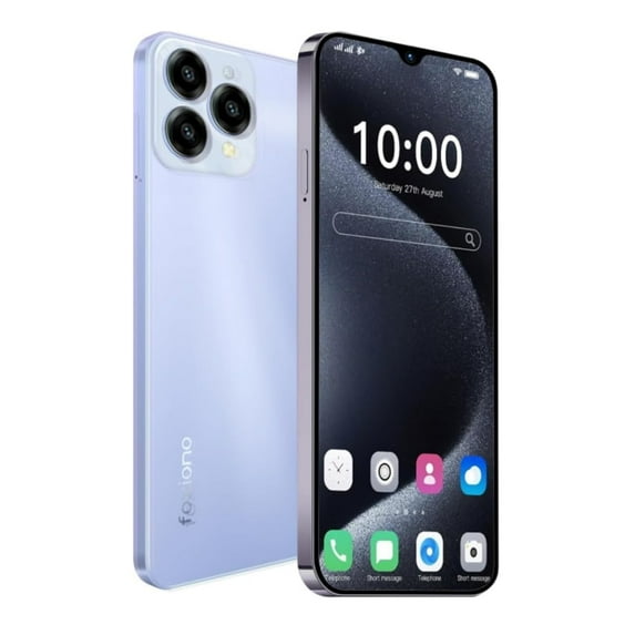 FOXIONO H91 Unlocked Smartphone | Android 14 | 8GB RAM + 64GB Storage | Dual SIM | Fast Performance & Long-Lasting 4000mAh Battery | Affordable & Reliable – Purple