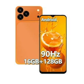 FOXIONO X28 Unlocked Smartphone,16GB+128GB, 6.56"HD+90Hz Screen,4000mAh Battery,13MP+5MP,Android 9.0 Dual SIM 4G Mobile Phone(Orange)