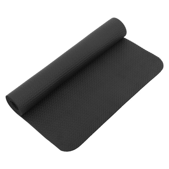 Toyandona Nbr Gym Mat for Home - Treadmill and Exercise Bike, Wear-Resistant, Black