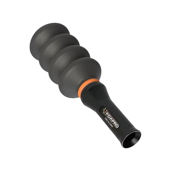 FOXPRO Griz N Gray Predator Hand Call, Realistic Coyote Howls, Growls, Prey-Distress Sounds, Ergonomic Design (GRIZGR)