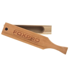 FOXPRO Poplar Box Call, Two-Sided Turkey Call, Durable Poplar Wood, Ergonomic Design, Realistic Turkey Sounds, Hunting Gear (POPBOX)