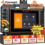 FOXWELL Automotive Bi-Directional Diagnostic Scan Tool OBD2 Scanner All System Code Reader All Reset