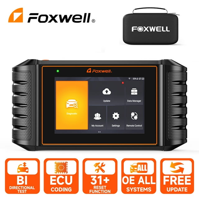 FOXWELL Automotive BiDirectional Diagnostic Scan Tool OBD2 Scanner All