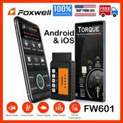 FOXWELL FW601 Universal OBD2 WIFI ELM327 V 1.5 Scanner for iPhone IOS Android Auto OBDII Scan Tool