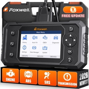 FOXWELL GT20 OBD2 Scanner 4 System ABS SRS Transmission Airbag Car Diagnostic Tool, Check Engine Code Reader for Cars and Trucks