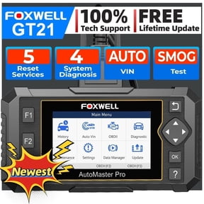 FOXWELL GT21 OBD2 Scanner 4 System ABS SRS Engine Transmission Battery Test Car Diagnostic Tool with 5 Resets Code Reader Scan Tool, Lifetime Free Update