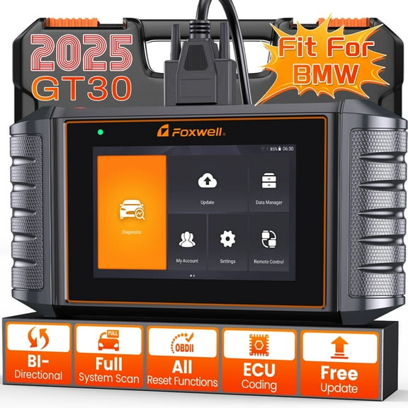 FOXWELL GT30 Bidirectional Car All System Active Test OBD2 Scanner Car Diagnostic Tool