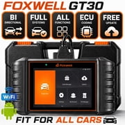 FOXWELL GT30 Bidirectional OBD2 Scanner, Automotive Diagnostic Scan Tool, Full System Code Reader 35+ Service Reset E-CU Coding Fit For All Cars