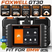 FOXWELL GT30 Scan Tool fit for BMW, Full-System OBD2 Scanner Bi-Directional Diagnostic Tool with All Reset Services, Battery Registration & ECU Coding