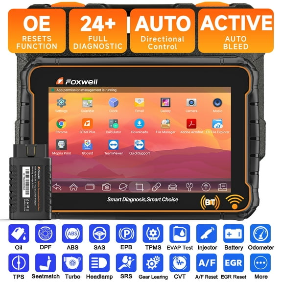 FOXWELL GT60 BT Bidirectional All System Car OBD2 Scanner Diagnostic Scan Tool