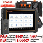 FOXWELL GT65 OBD2 Scanner All System Bidirectional Car Diagnostic Scan Tool, 24+ Resets ECU Cod-ing Oil Reset 8 inches Diagnostic Tool 2 Years Free Upgrade